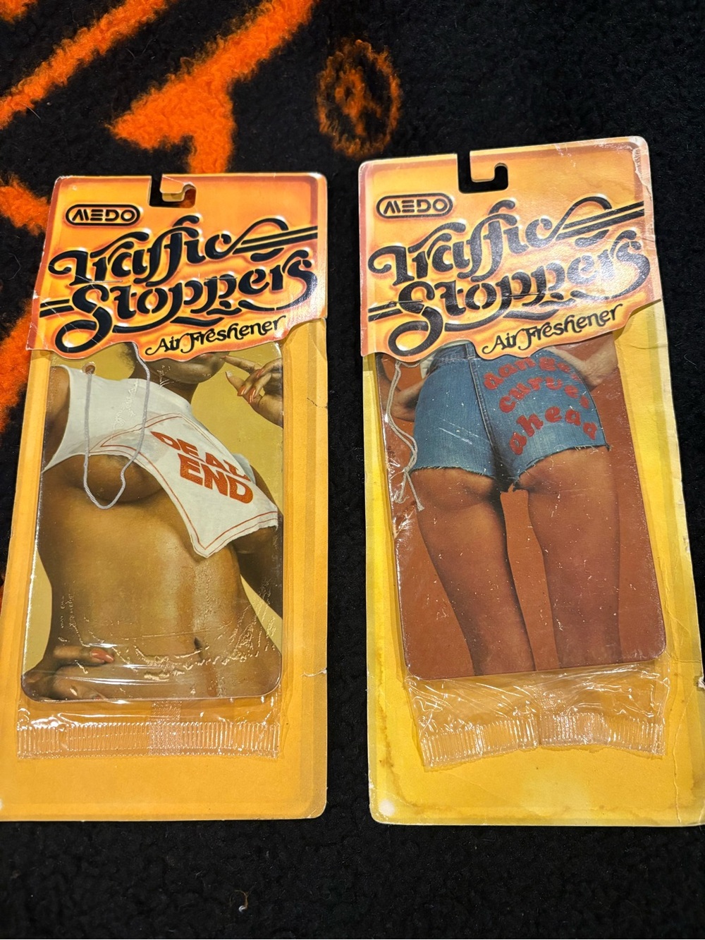 Traffic Stoppers Men’s Air Freshener - Orange Pack (Set of 2)